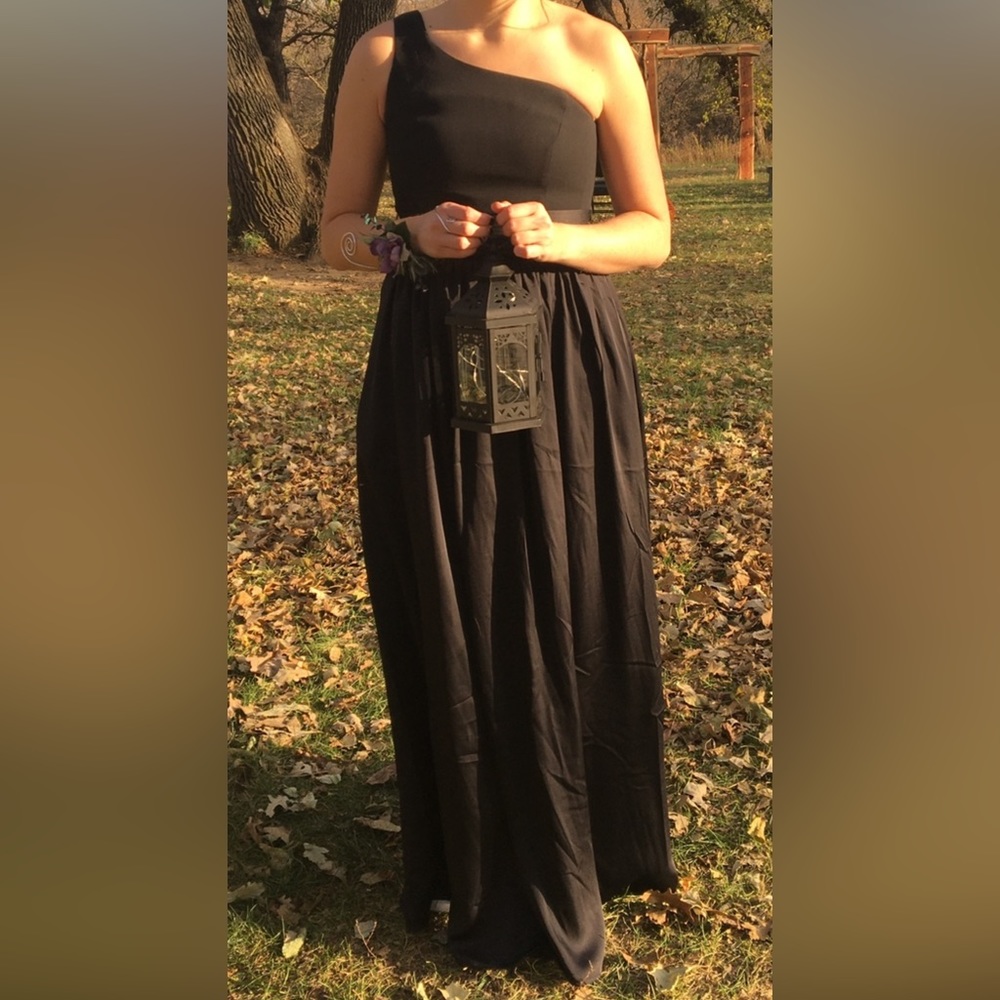 Vera Wang Black Bridesmaid Dress